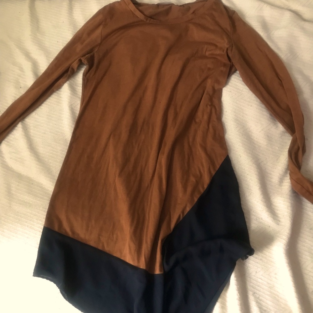 Cute brown dress for teens